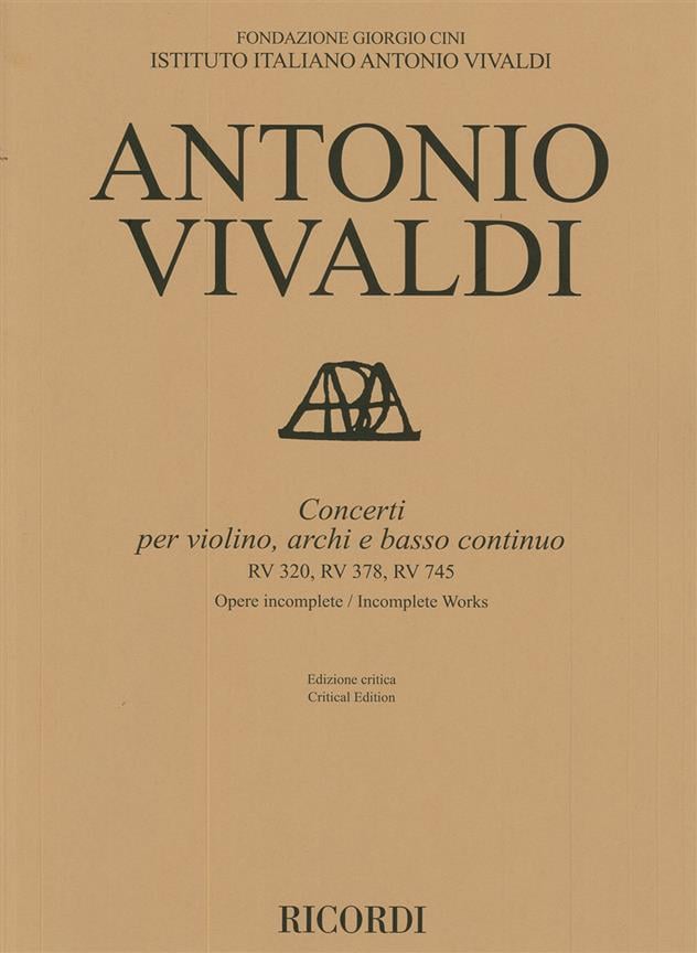 Concerti RV 320, RV 378, RV 745